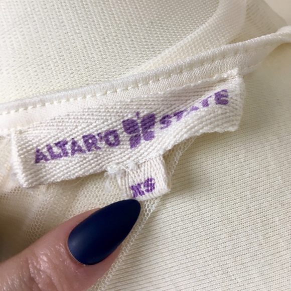 ALTAR'D STATE Bell Sleeve Gauzy "Romance Dress" XS - Picture 8 of 8